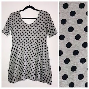 H&M - polka dot blouse/tunic
